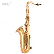 Aklot Bb Gold Beginner Tenor Saxophone Sax Brass...